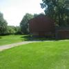 Back yard facing barn